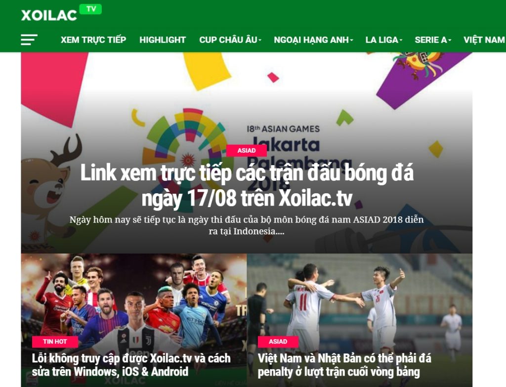 Giới thiệu thông tin tổng quan về website bóng đá Xoilac TV